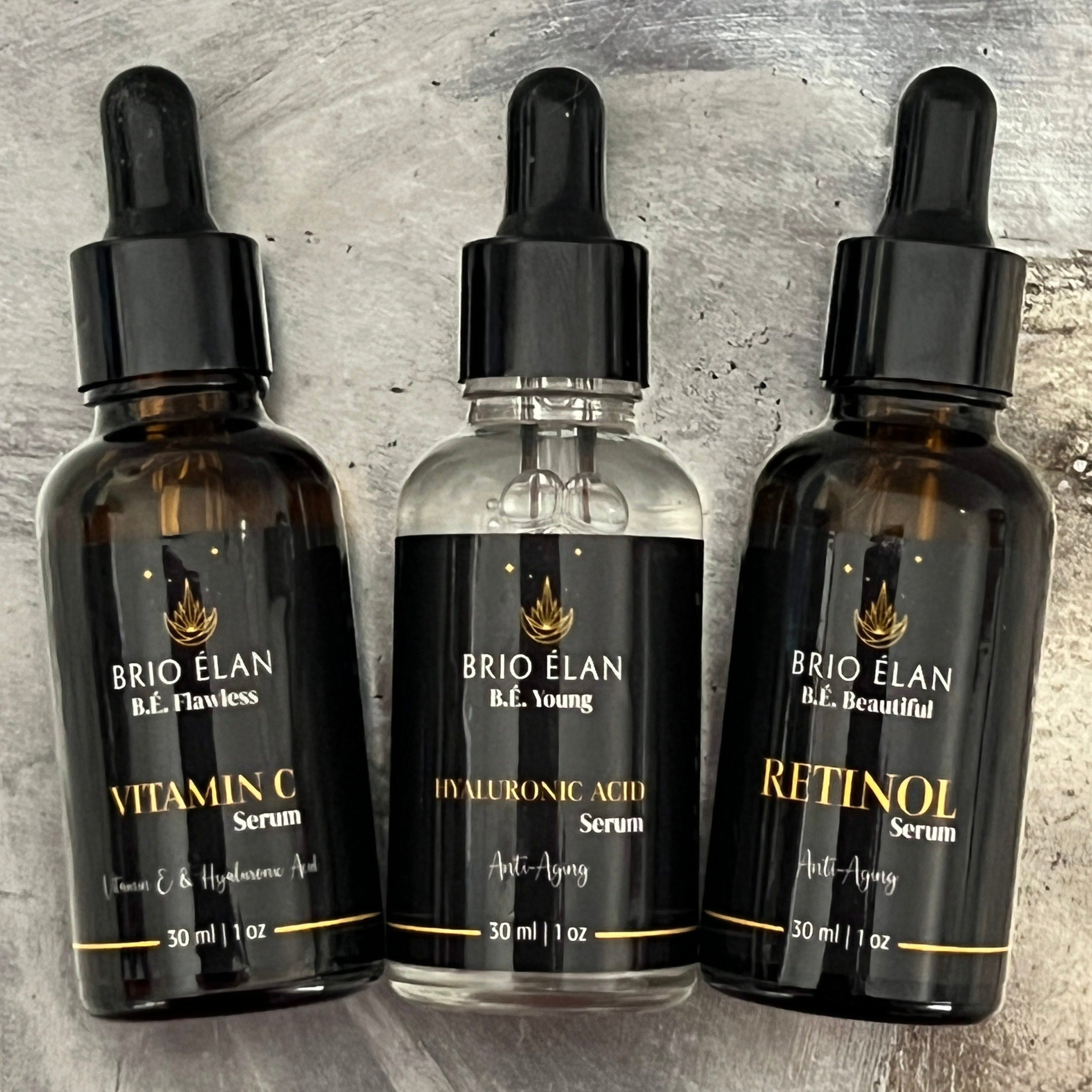 The Glow-Getter Serum Bundle – BRIO ÉLAN’s Radiance Trio